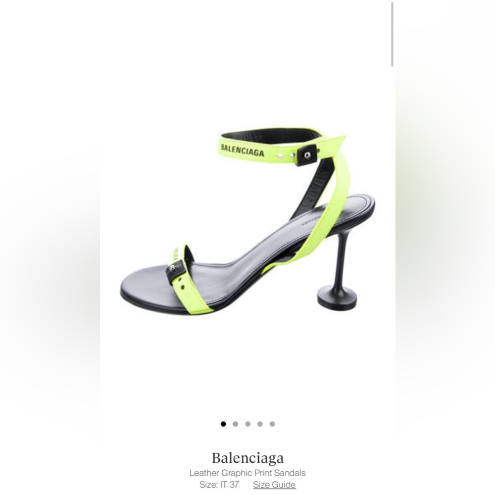 Balenciaga Heels neon color brand new size 37